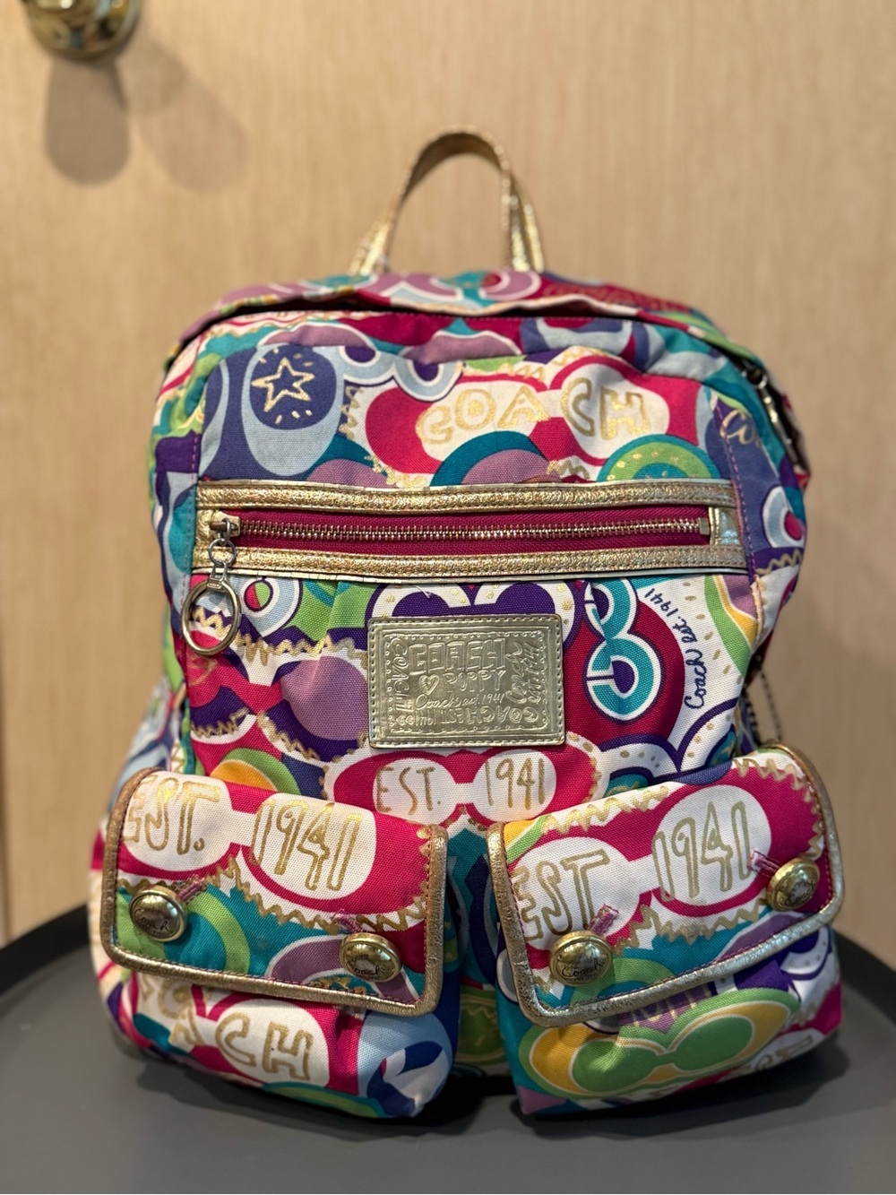 Coach Poppy Pop C backpack - Picture 2 of 6